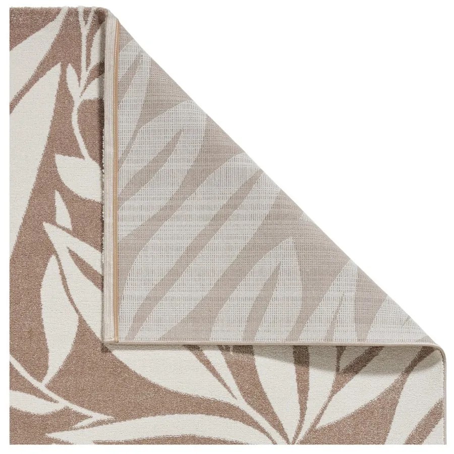 Covor maro deschis 120x170 cm Sorral Leaves – Catherine Lansfield