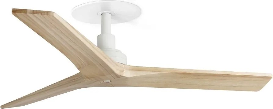Ventilator incastrat tavan cu telecomanda KLIM S 92,5cm, alb/ pin