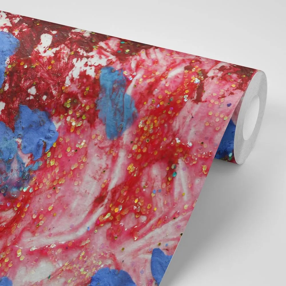 Tapet autoadeziv acuarelă în design abstract