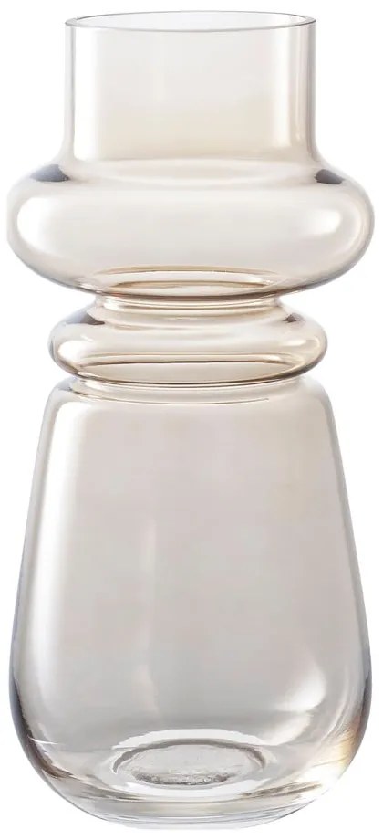 Vază maro deschis din sticlă (înălțime 31 cm) – House Nordic