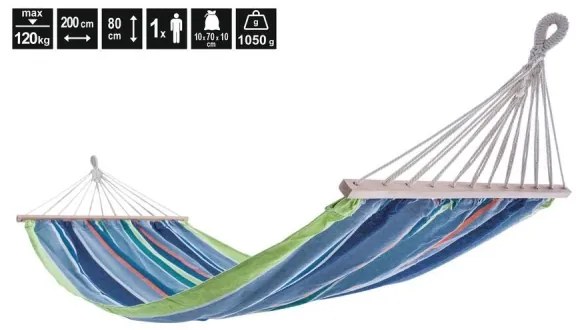 Hamac 200 x 80 cm, albastru