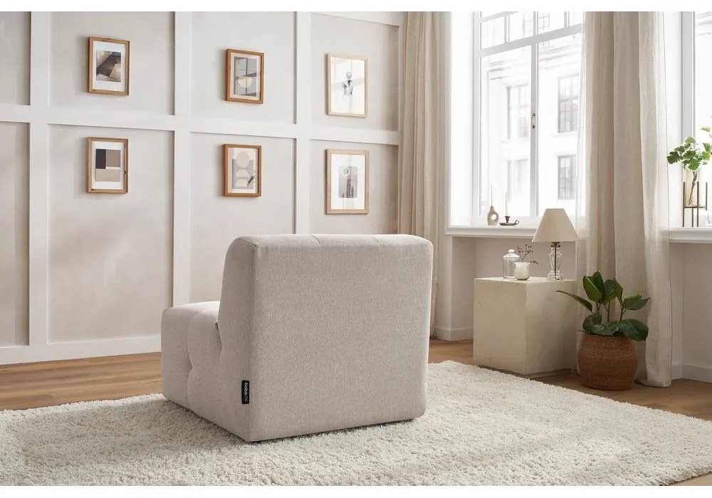 Modul pentru canapea bej Kleber - Bobochic Paris