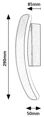 Aplică LED Rabalux 71088 JARNELLE LED/12W/230V