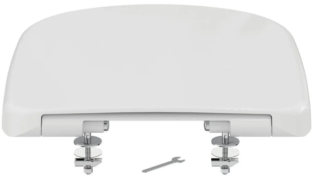 Capac WC softclose, 366x428x27 mm, alb