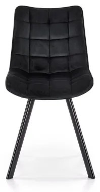 Scaun de dining COMORO, 1 buc., negru