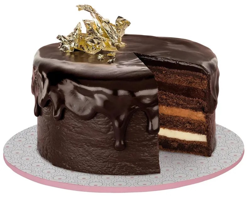 Set 4 forme pentru tort Dr.Oetker Retro 4654, 17x3 cm, Acoperire antiaderenta, Otel carbon, Roz