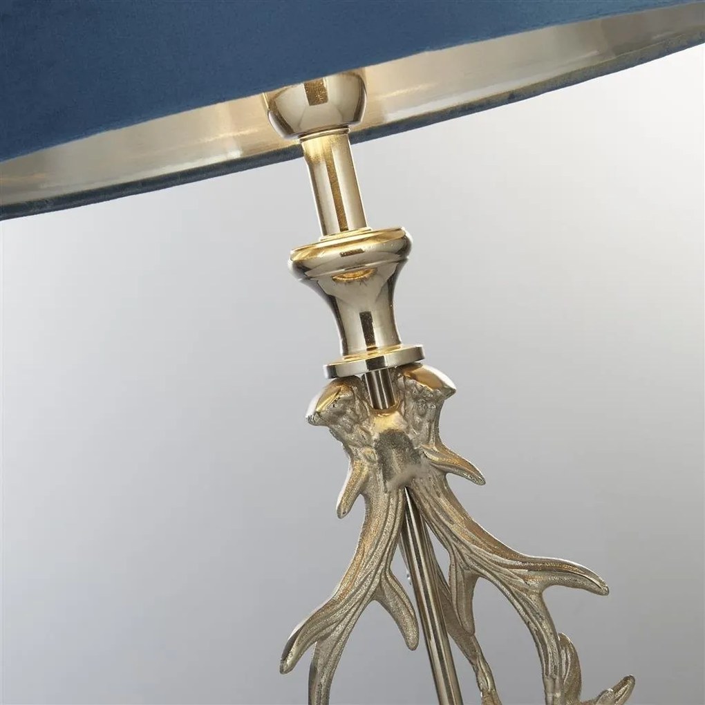 Veioza/Lampa de masa design lux elegant Belle argintiu/teal
