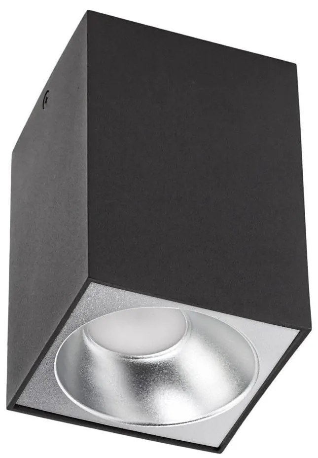 Spot CHLOE 1xGU10/50W/230V negru dreptunghiular