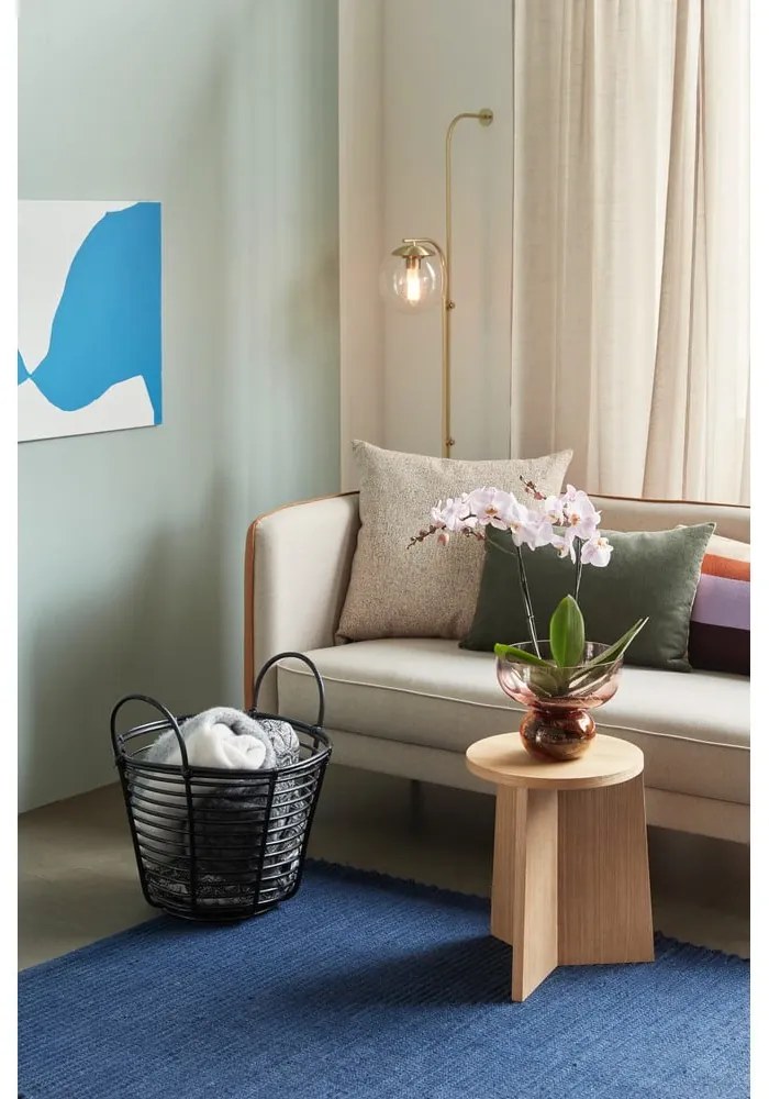 Scaun în culoare naturală cu aspect de lemn de stejar Split – Hübsch