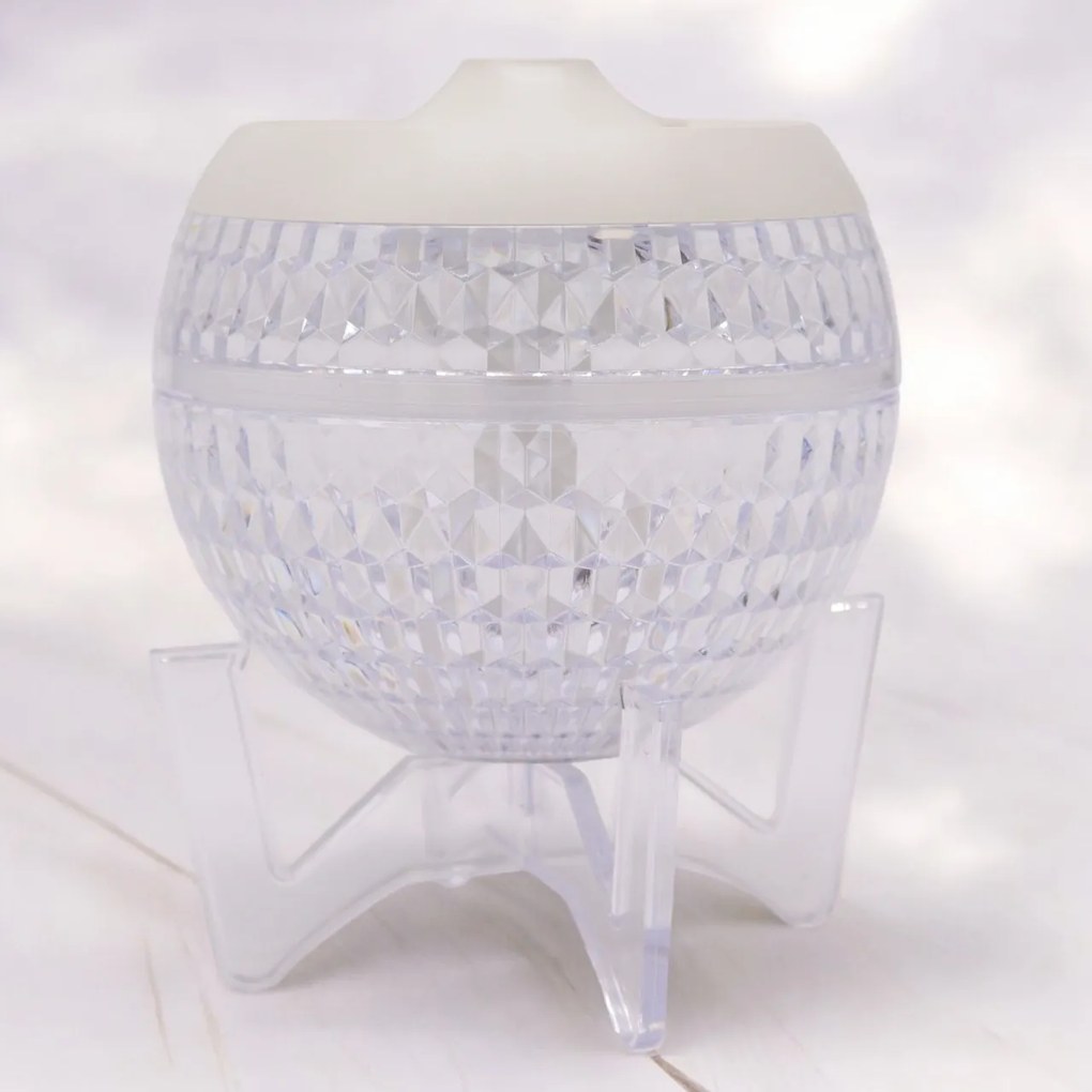 Umidificator Transparent Mondo Planet - USB - Schimbare de Culoare (lumina de jos)