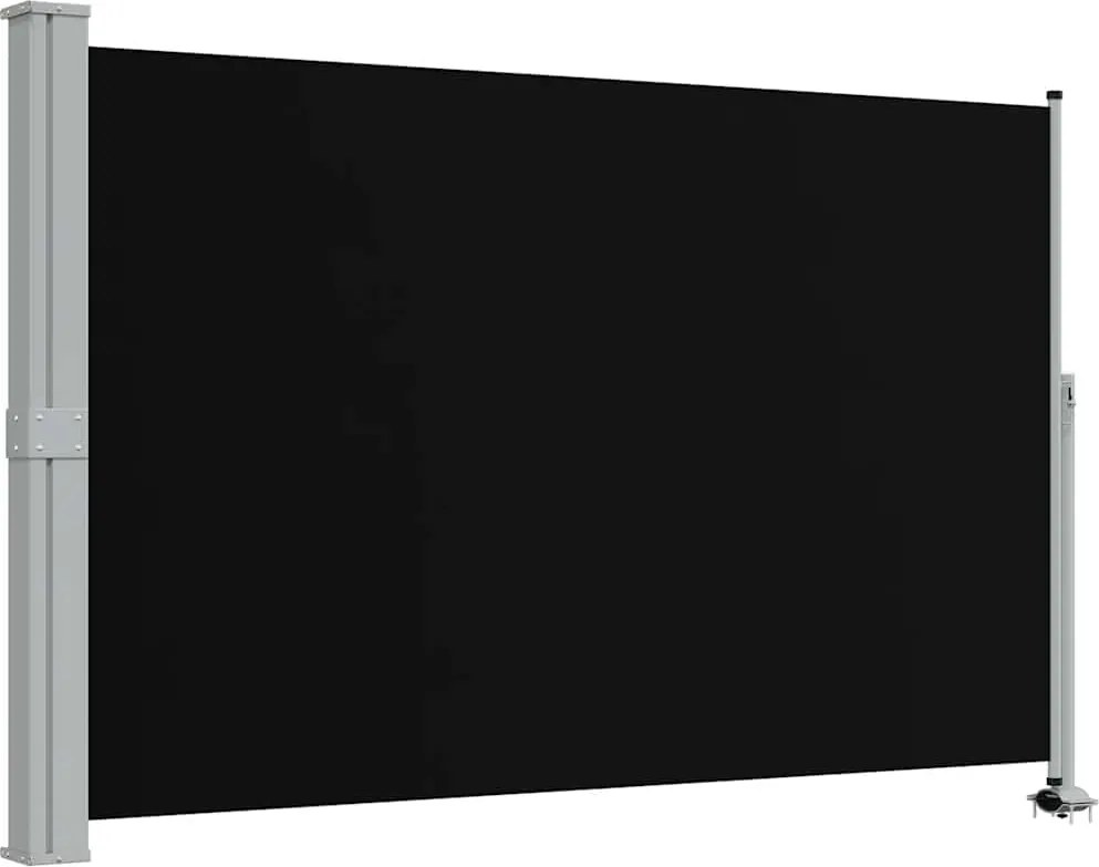 vidaXL Copertină laterală retractabilă, negru, 160 x 300 cm