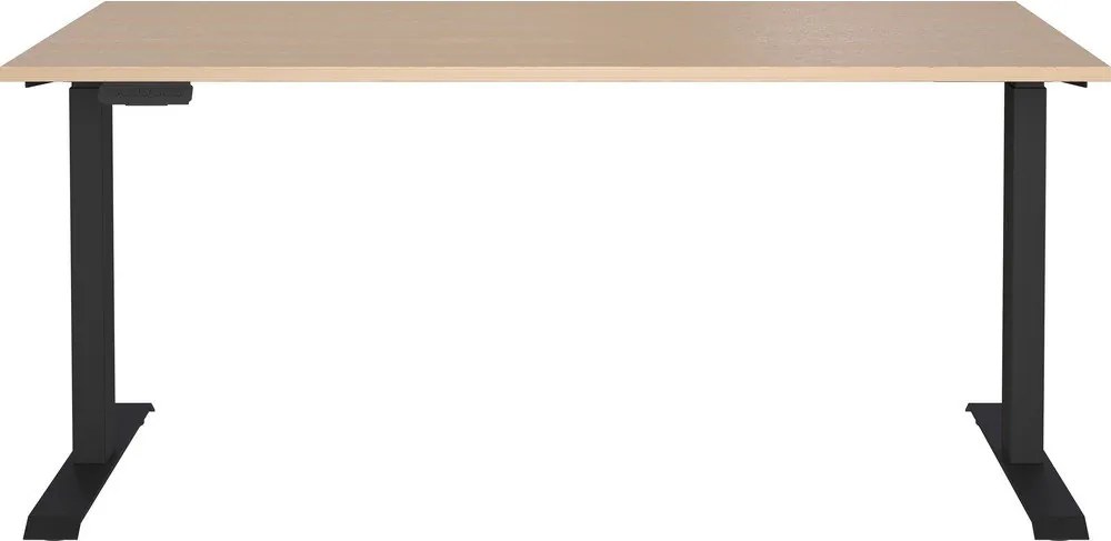 Birou cu aspect de lemn de stejar cu înălțime ajustabilă electric 80x160 cm – Germania