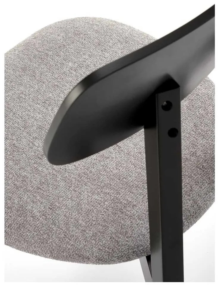 Scaun de bucătărie Hope, gri / negru