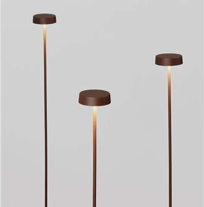 Set de 3 corpuri iluminat exterior decorativ cu tarus KASP H-60cm