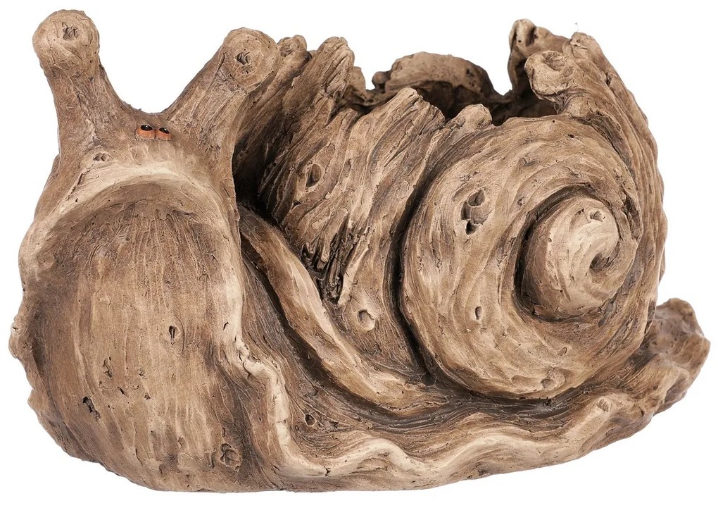 Mască de ghiveci Melc, 39 x 23 c 22 cm, Mgo,