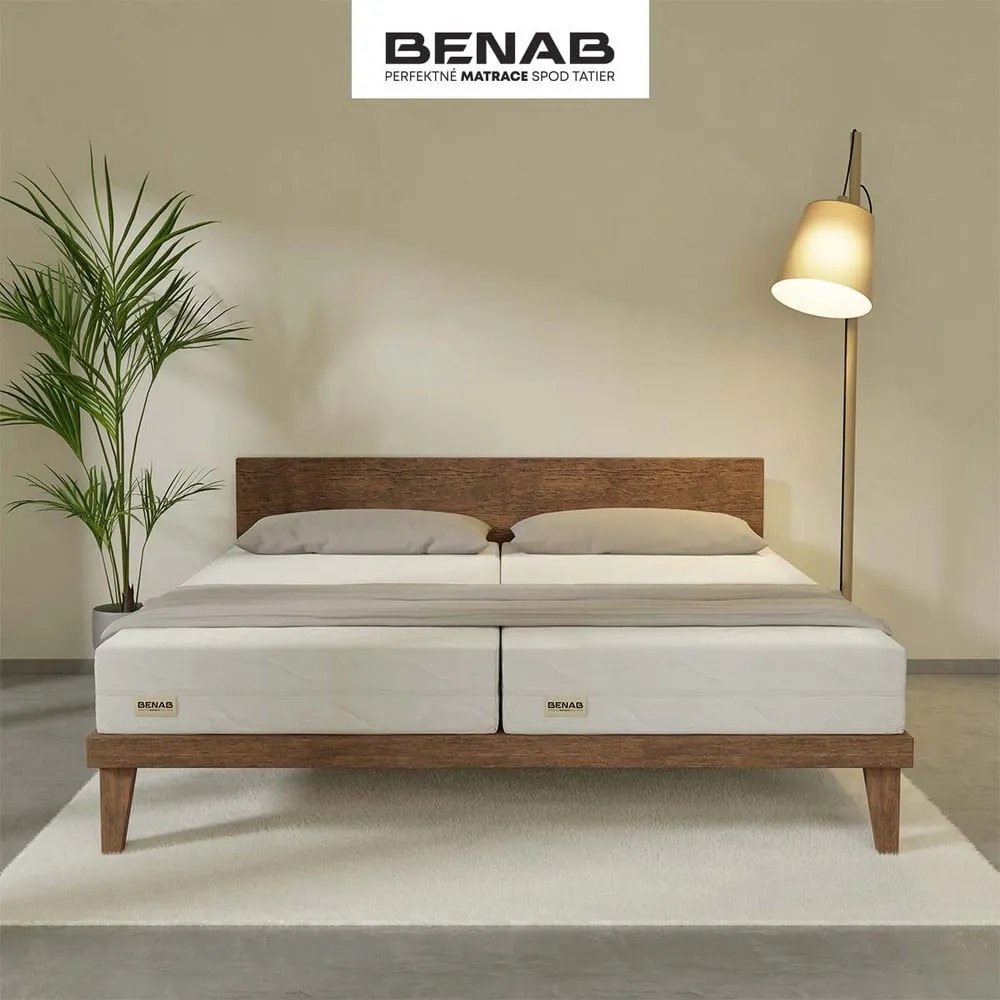 Saltea mediu-fermă/extra dură din spumă reversibilă 90x200 cm BonLife HARD – BENAB