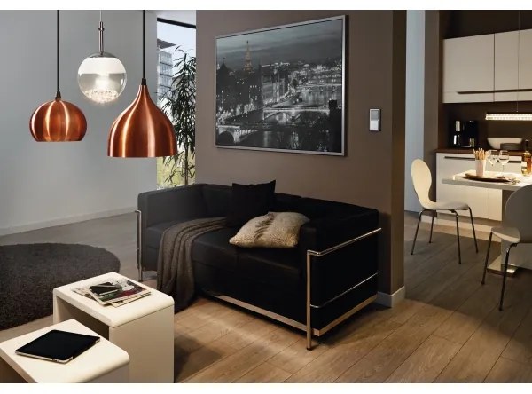 Eglo 93708 - Lampă suspendată MONTEFIO 1 LED/5W/230V