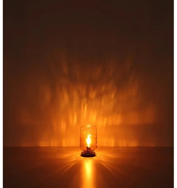 Lampă de masă Globo 16046TA DARINA 1xE27/60W/230V maro