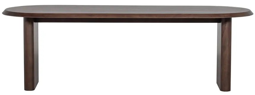 Masă de dining cu aspect de lemn de nuc 90x240 cm Ellips – vtwonen