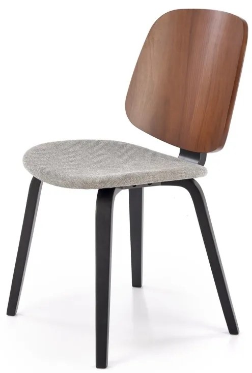 Scaun K563 nuc/gri/negru H81 cm