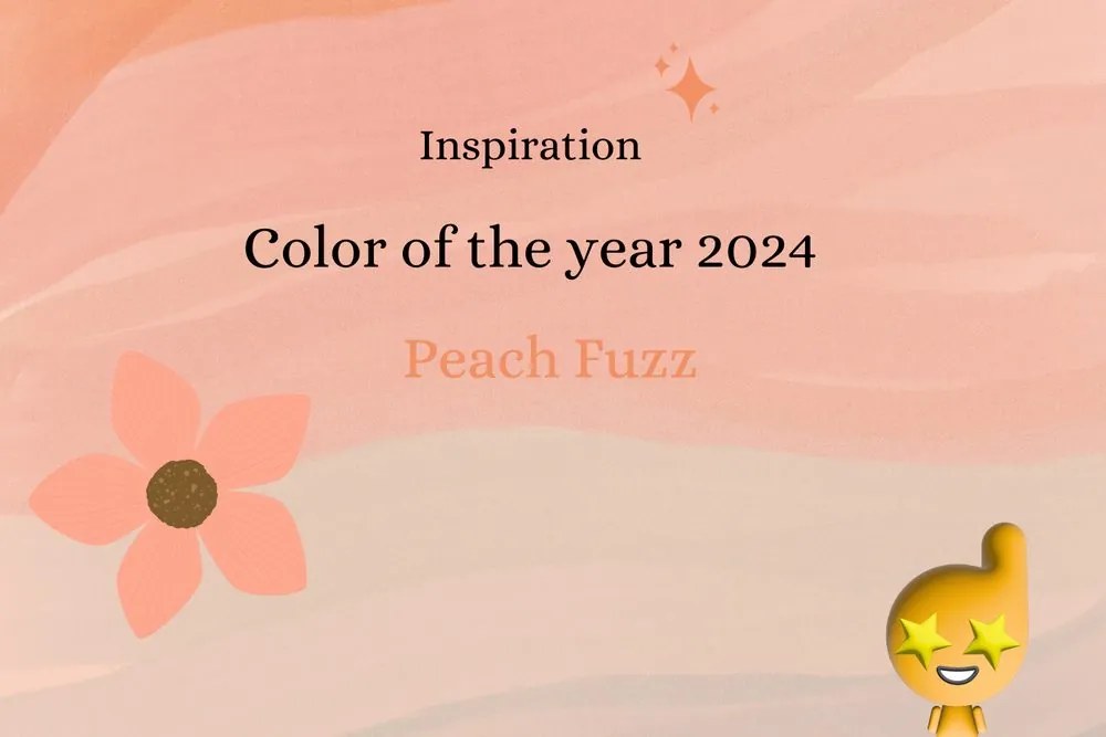 Tapet păpădie la răsărit de soare Peach Fuzz