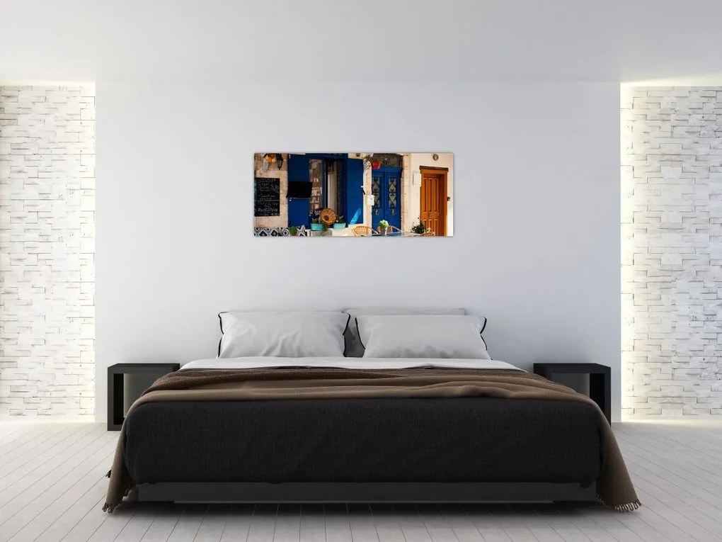 Tablou - ședere în Grecia (120x50 cm)