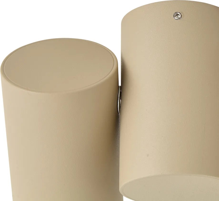 Spot de tavan modern cu 2 lumini, orientabil, Taupe - Michael