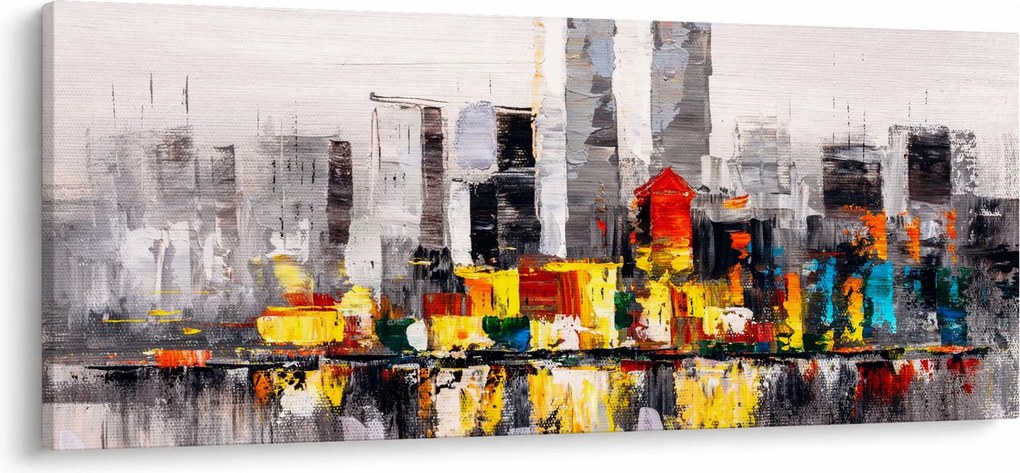 Tablou -Pictura orașului (120x50 cm)