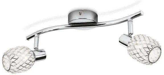 Philips Massive 50272/11/E7 - Lampă spot DELTOID 2xG9/28W/230V crom lucios