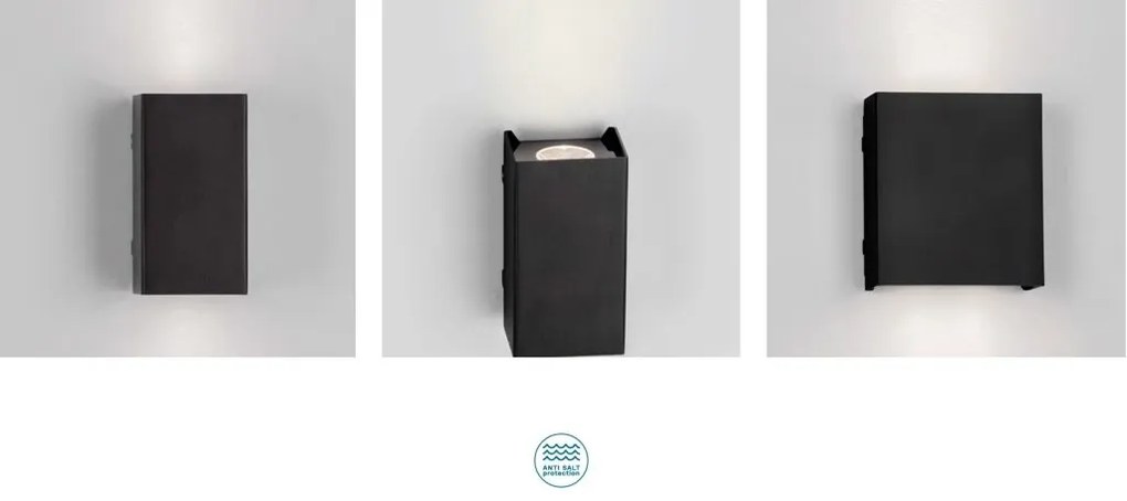 Aplica LED exterior iluminat sus si jos IP65 ELIO antracit