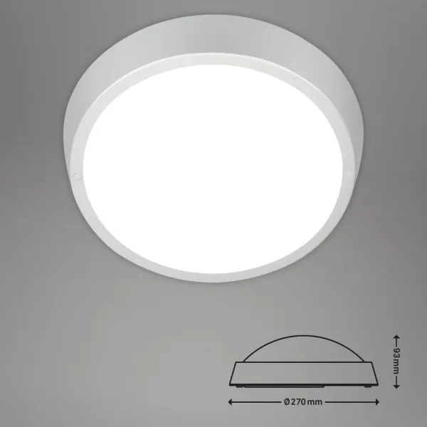 Plafonieră LED pentru baie Briloner 3018-014 HAGEN LED/24W/230V IP44