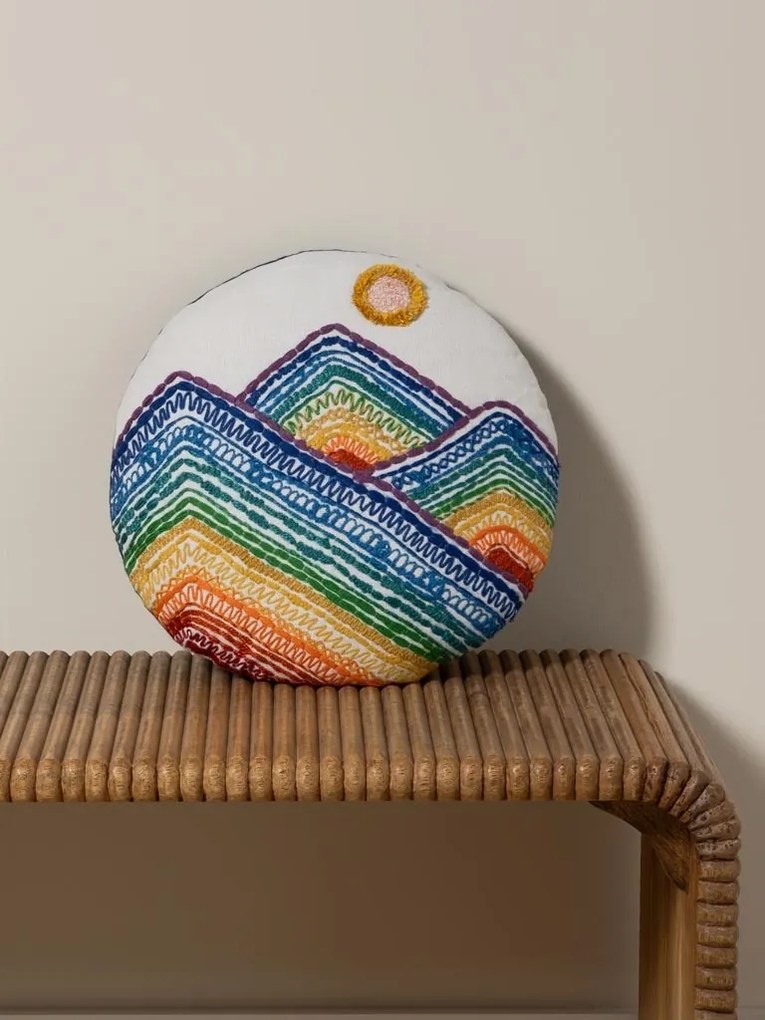 Pernă decorativă rotundă, Ø45 cm
