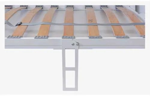 Pat rabatabil orizontal single - SIMPLE 90 (90X200) - Alb Mat