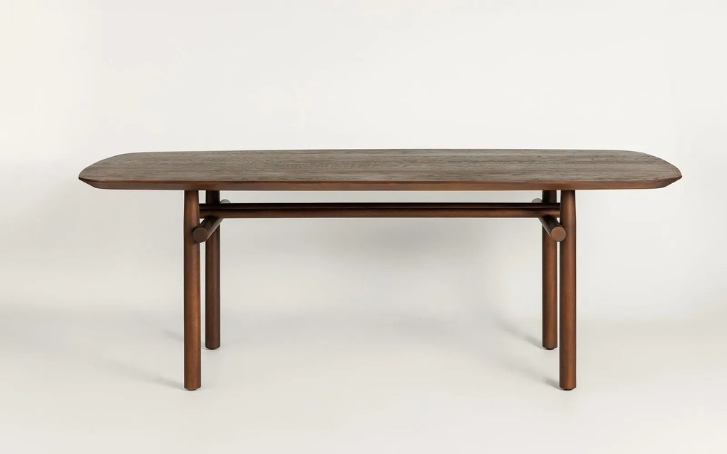 Masă lemn masiv Steekla – 220/, 280 × 100 × 75 cm - 280×100×75