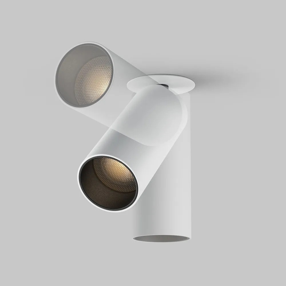 Spot LED incastrabil design tehnic FOCUS 3000K alb
