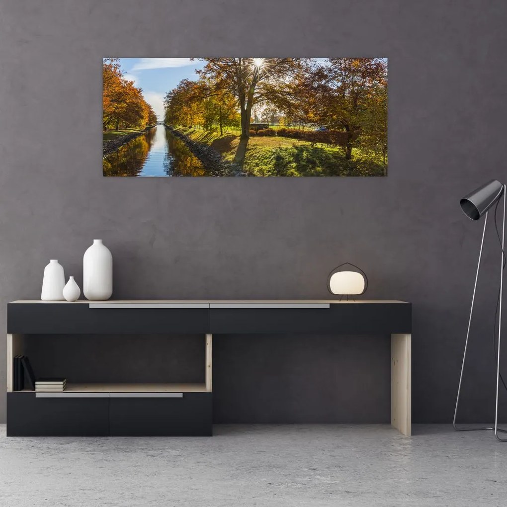 Tablou cu canal de apă (120x50 cm), în 40 de alte dimensiuni noi