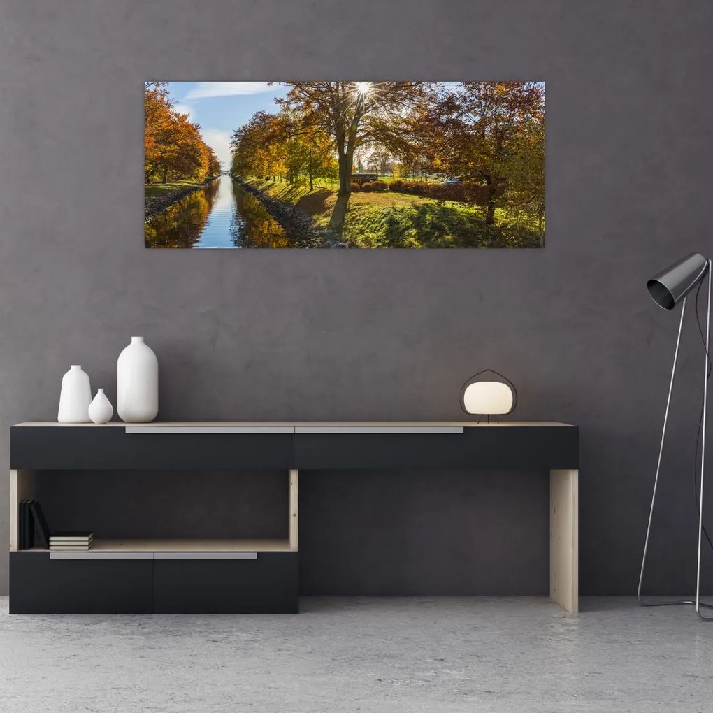 Tablou cu canal de apă (120x50 cm)