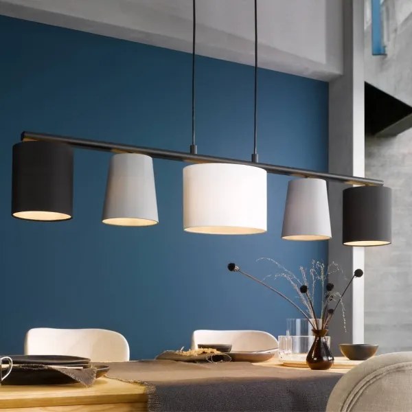 Eglo 98588 - Lustră pe cablu ALMEIDA 5xE14/25W/230V