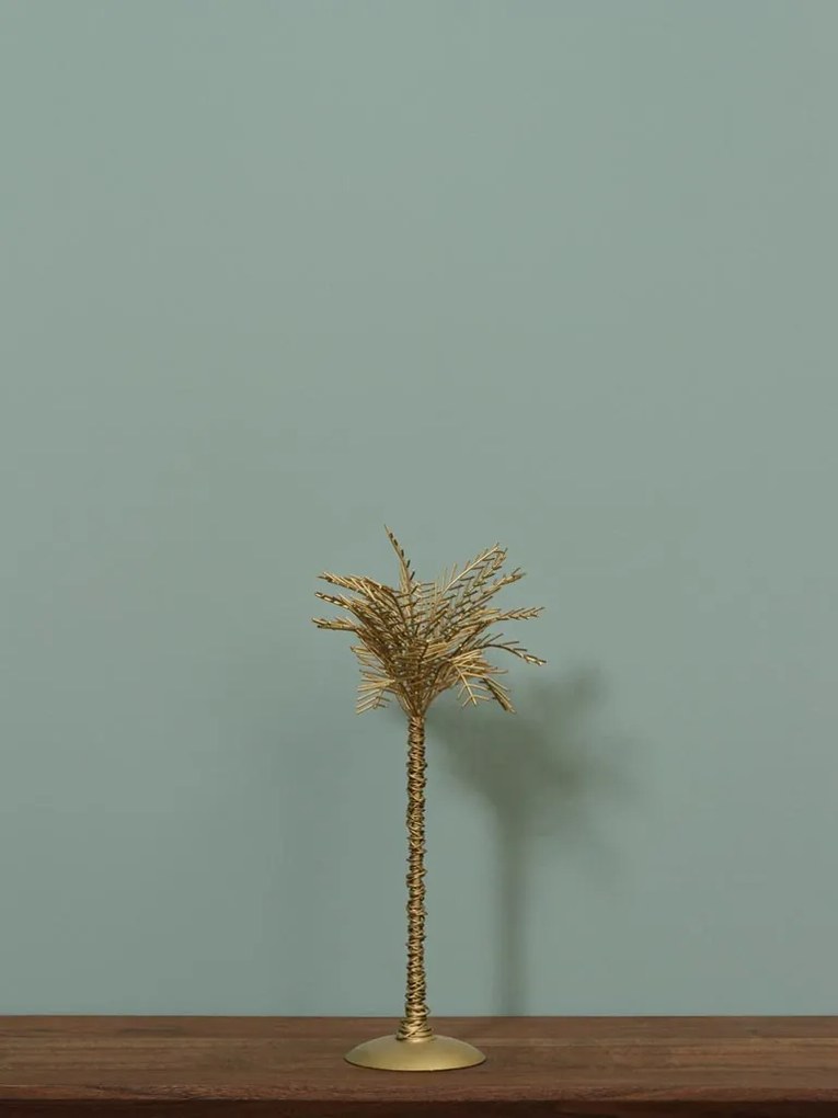 Decoratiune de masa, din metal, Palm Tree