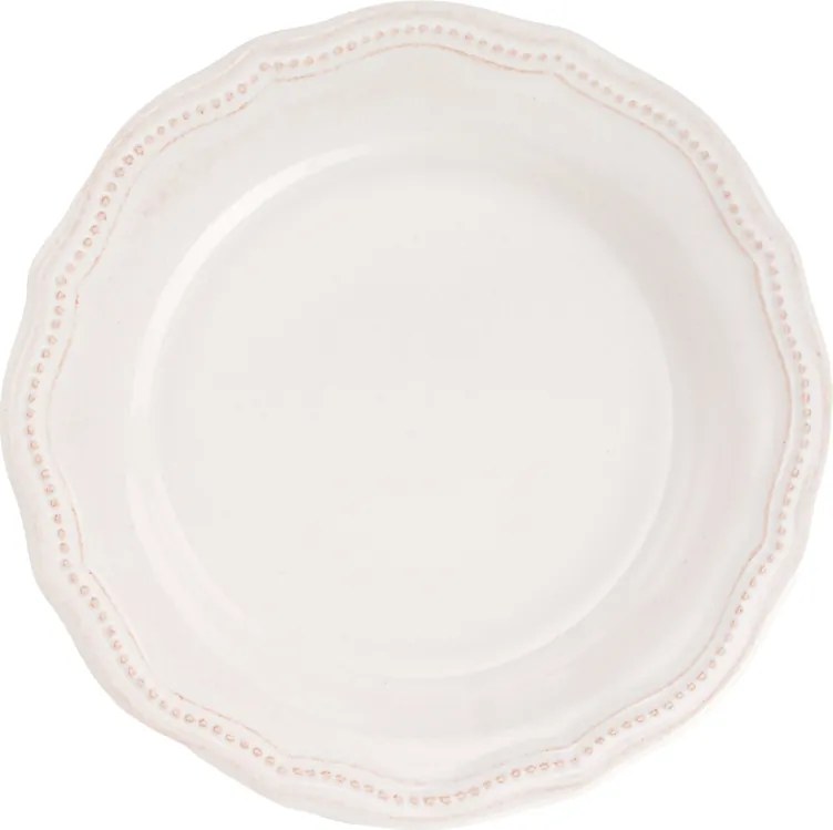 Set 4 Farfurii Aperitiv Vintage White 21,5cm - Ceramica Premium