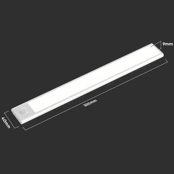 LED lampă subliniară cu senzor LED/1,5W/5V 1500 mAh 4000K