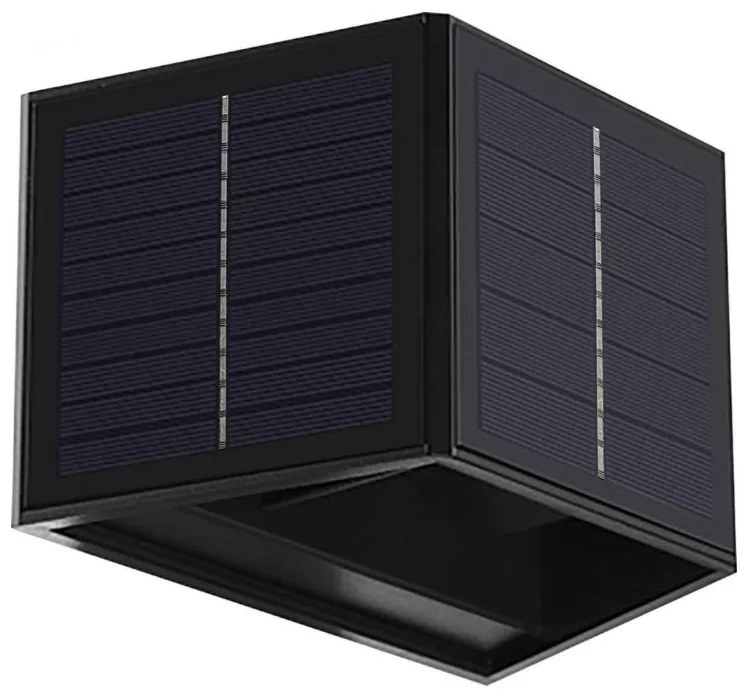 Aplică LED solară CUBUS 2xLED/1,5W/3,7V 1500 mAh IP54