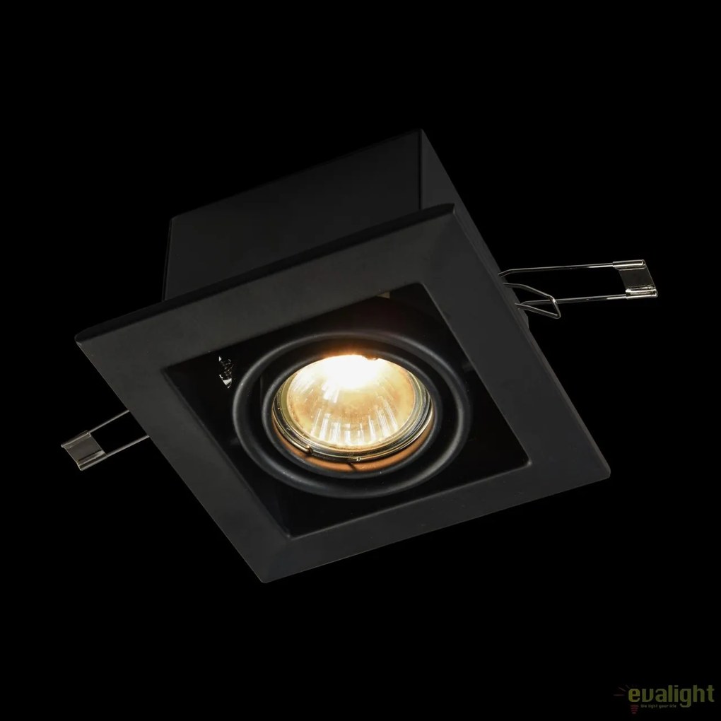 Spot incastrabil pentru tavan fals, Metal negru MYDL008-2-01-B