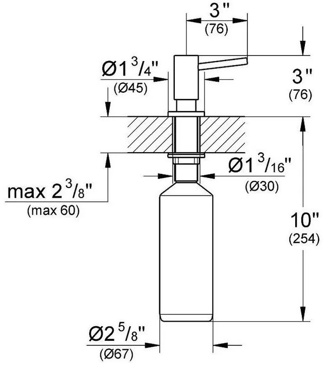 Grohe Cosmopolitan Dozator sapun lichid, antracit (hard graphite)