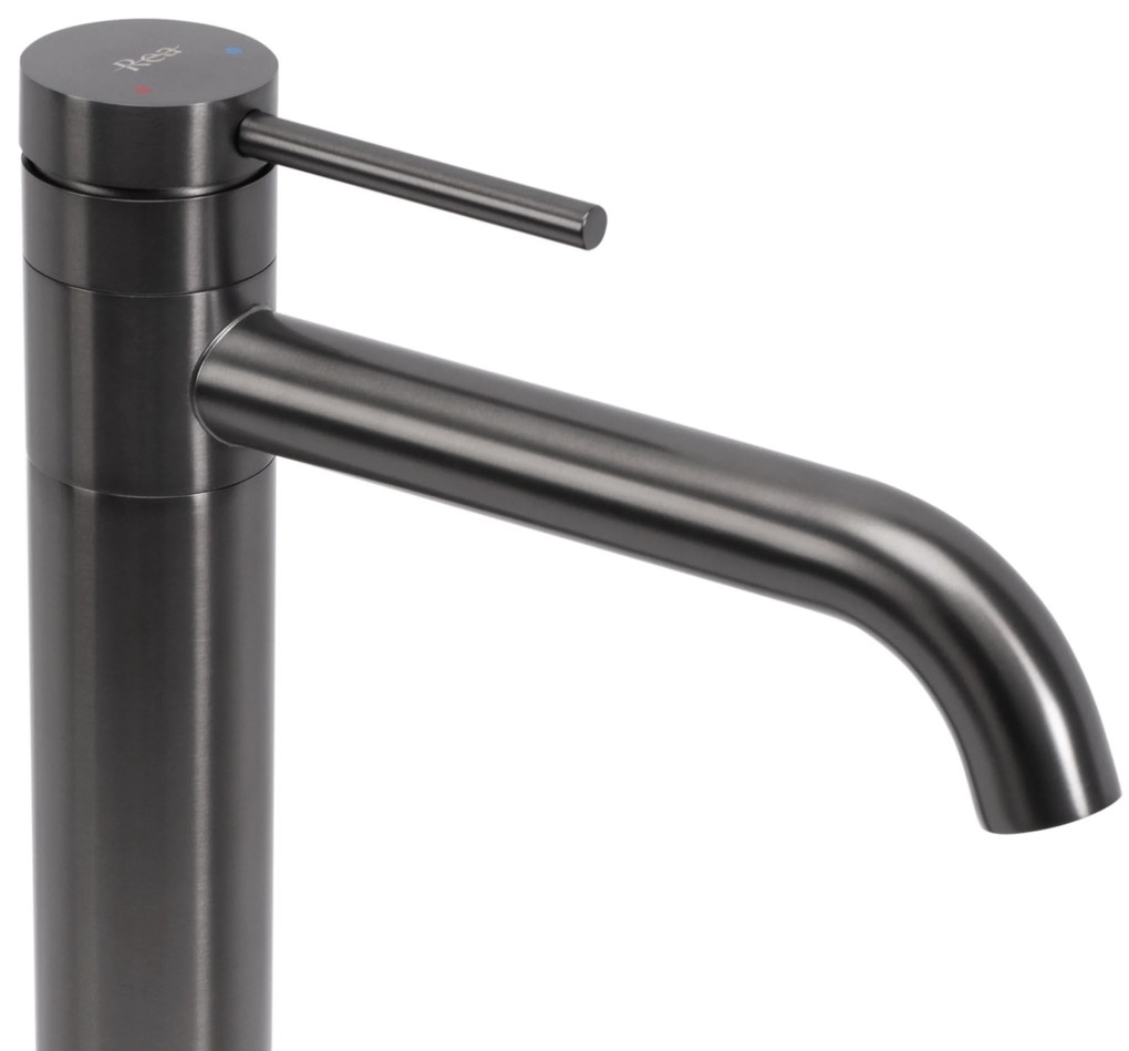 Baterie pentru baie Rea LUNGIS Gun Grey Super High