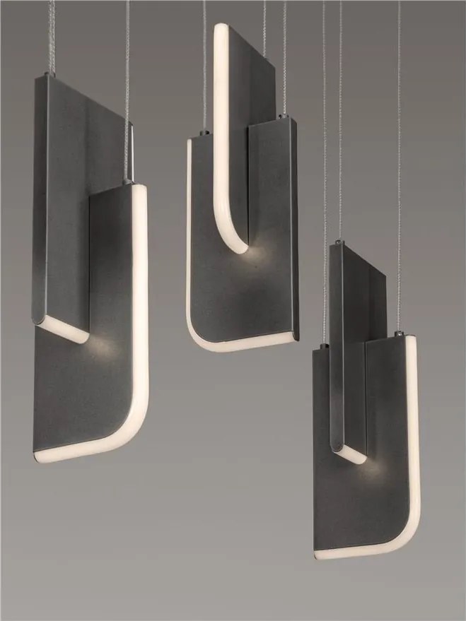 Lustra LED suspendata liniara design decorativ 3000K TOTEM