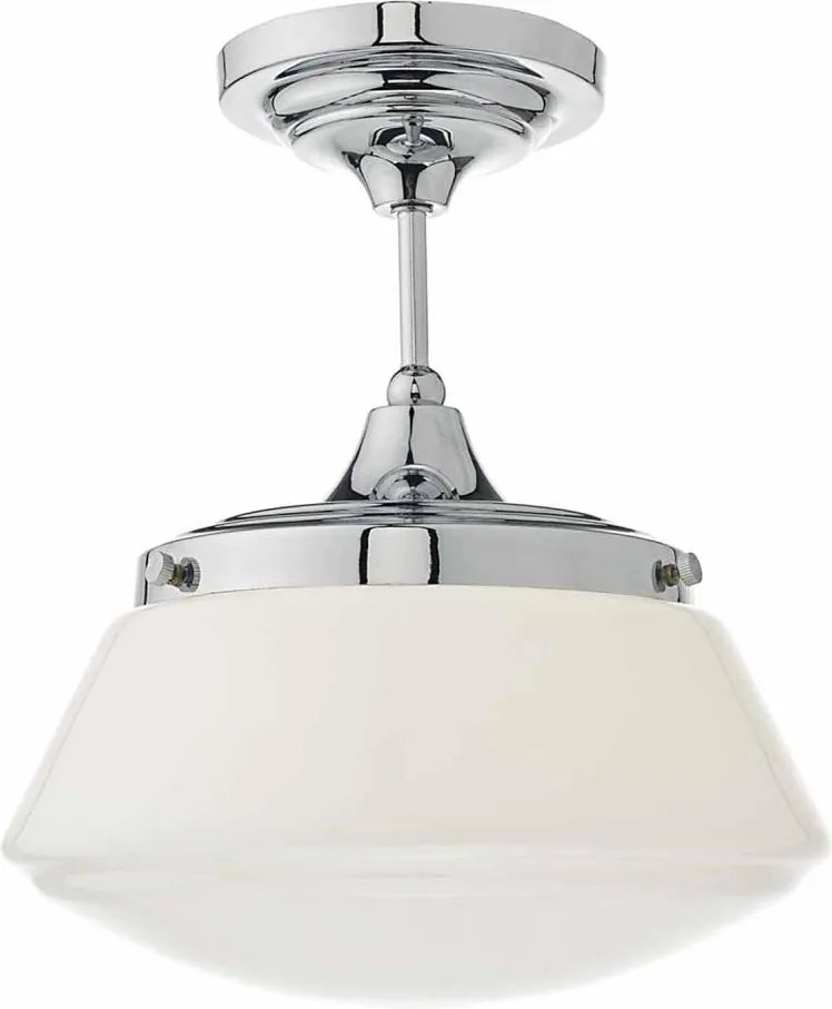 Där Lighting CAD0150 - Plafonieră aplicată pentru baie CADEN 1xE27/60W/230V IP44 crom lucios