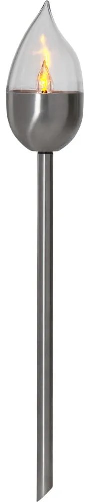 Corpuri de iluminat pentru exterior LED 3 buc. tip țepușă, de sol solare (înălțime 40 cm) Olympus – Star Trading