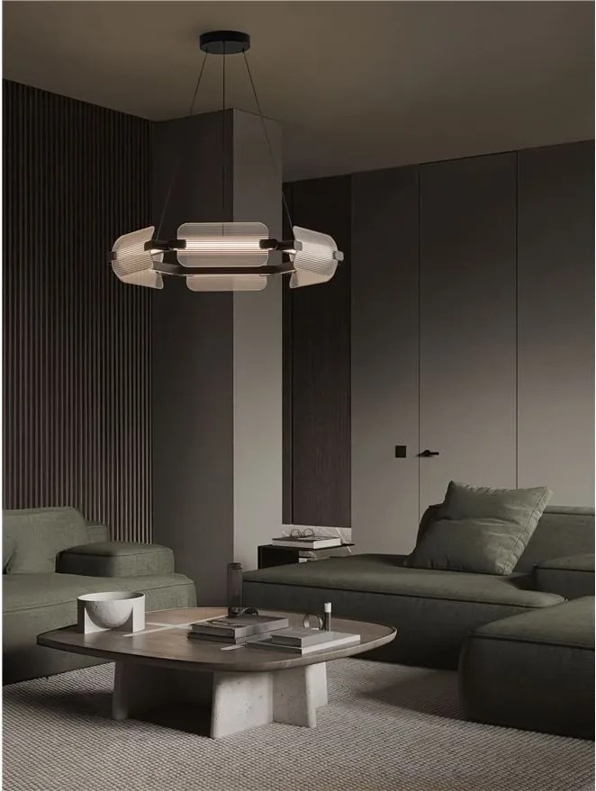 Lustra LED suspendata circulara EMERY D-81,5cm