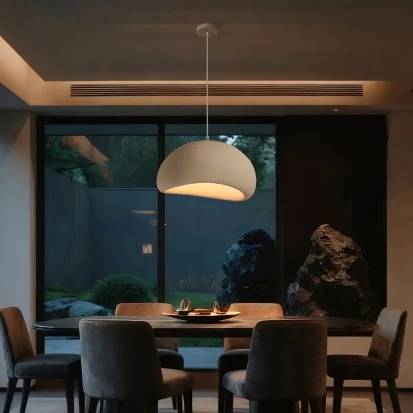 BRILAGI - Lampă suspendată pe cablu WABI SABI 1xE27/60W/230V Ø 50 cm albă
